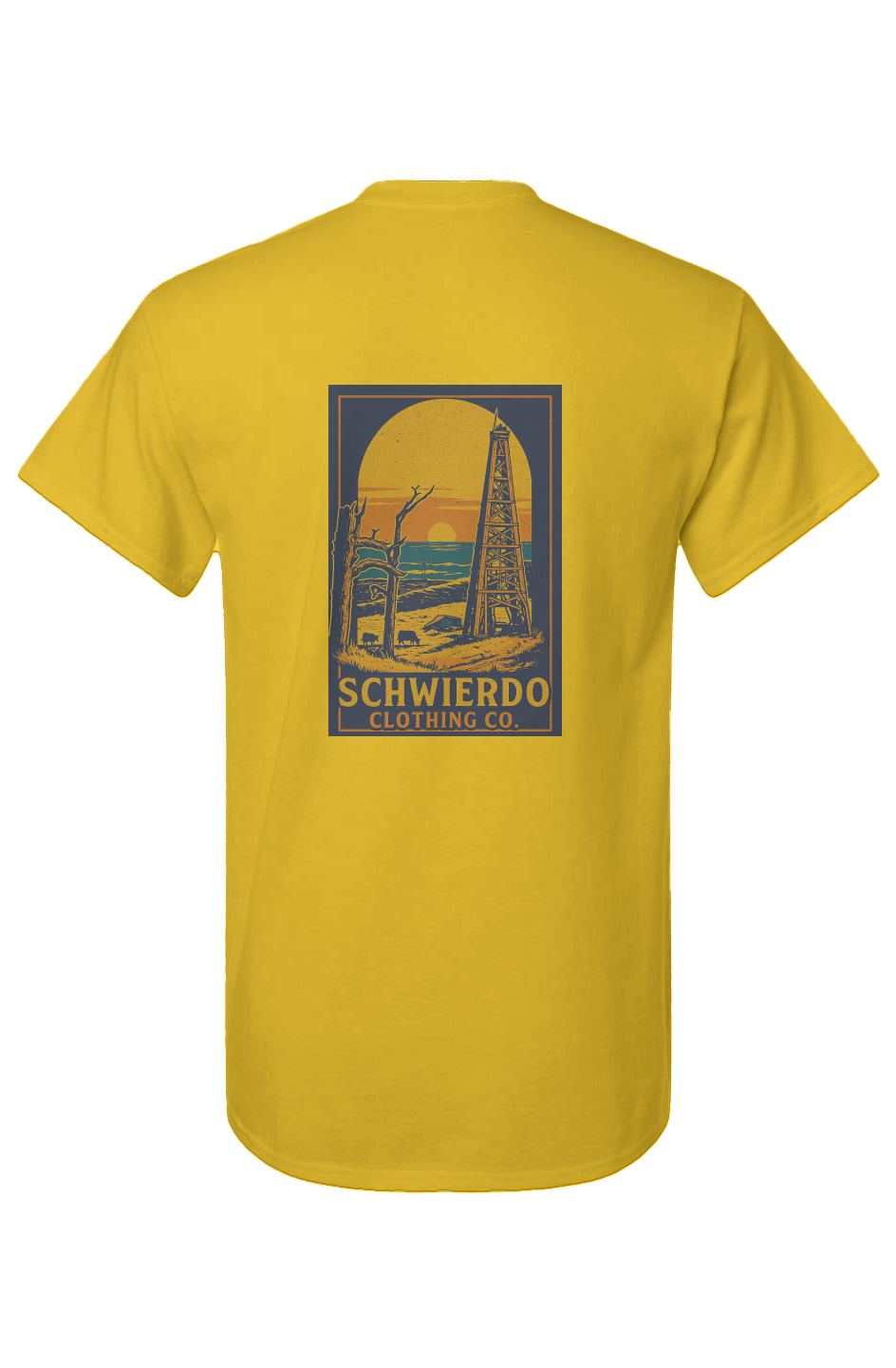Oil fields with ocean T-Shirt