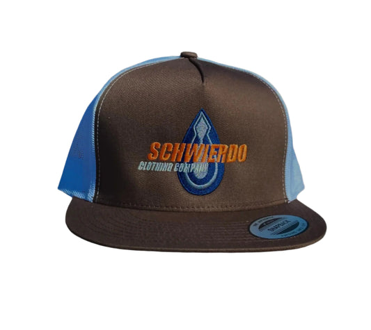 SCHWIERDO Brown/White Snap back Trucker