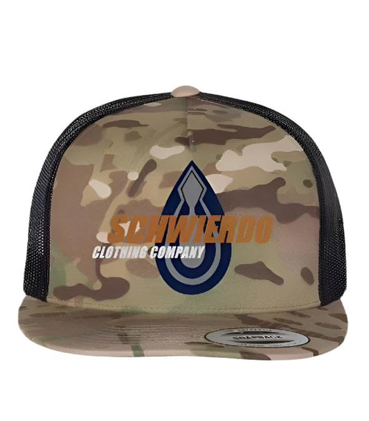 Schwierdo Tan Camo Trucker